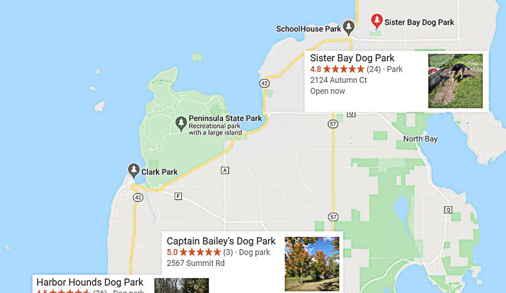 dog park map